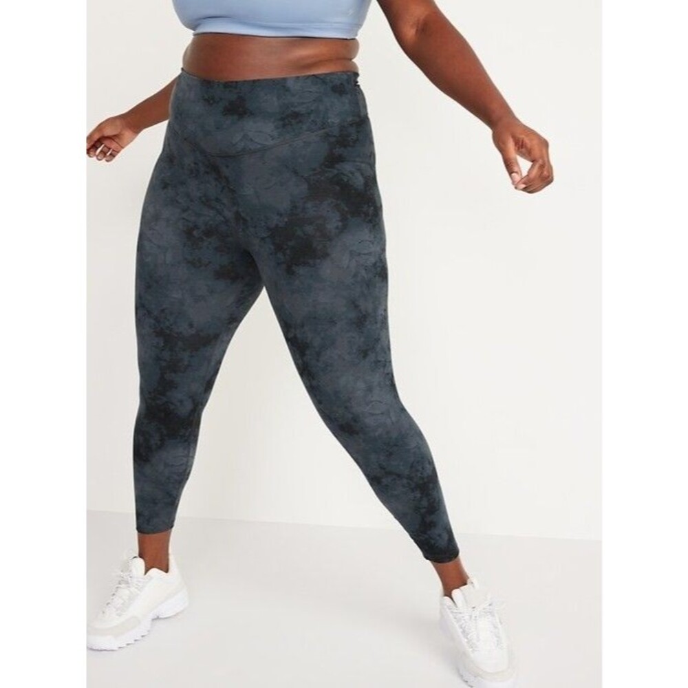 Old Navy Active Powerchill Extra High Rise Leggings Plus Size 4X Gray NWOT Women